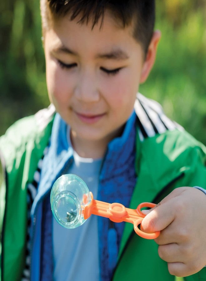 MindWare Lil' Bug Catcher Tool Set - Bug Catcher Kit for Kids Ages 5 & Up - Includes Backpack, Net, Magnifying Glass, Magnifying Bug Viewer and Tweezers - Image 3